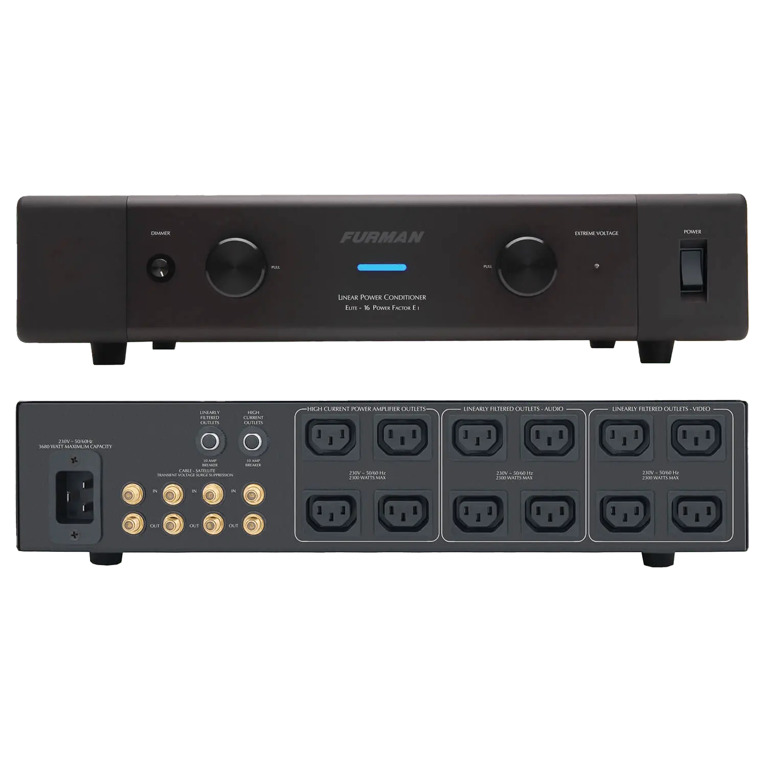 Furman Elite 16 PF-E I Power Conditioner | High-End Audio Power Protection