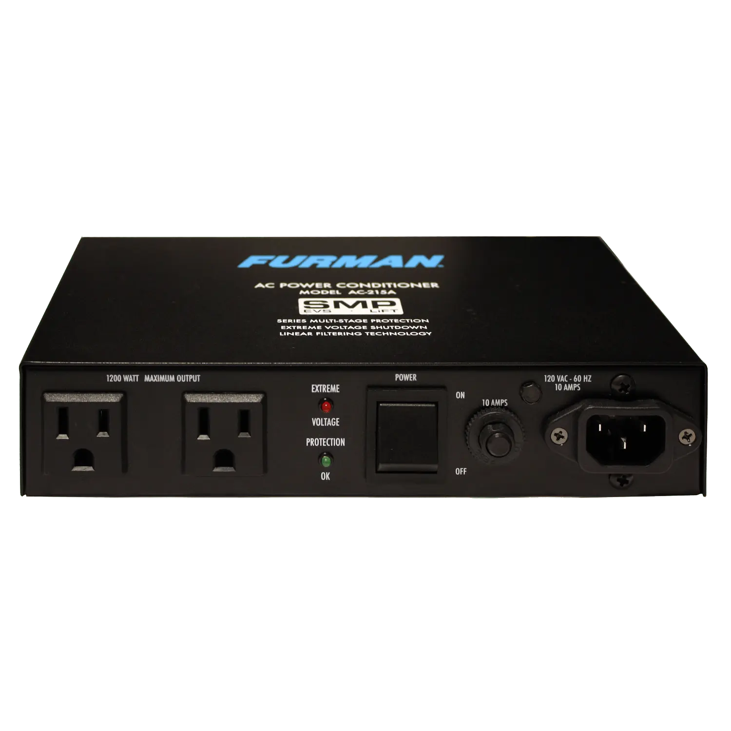 10A Two Outlet Power Conditioner (AC - 215A) - Furman - 10A Two Outlet Power Conditioner (AC - 215A)