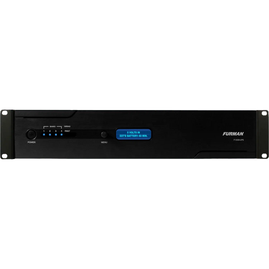 1500VA, 2RU Uninterruptible Power Supply & Voltage Regulator (F1500-UPS) - Furman Power, Voltage Regulator, Battery Backup 2