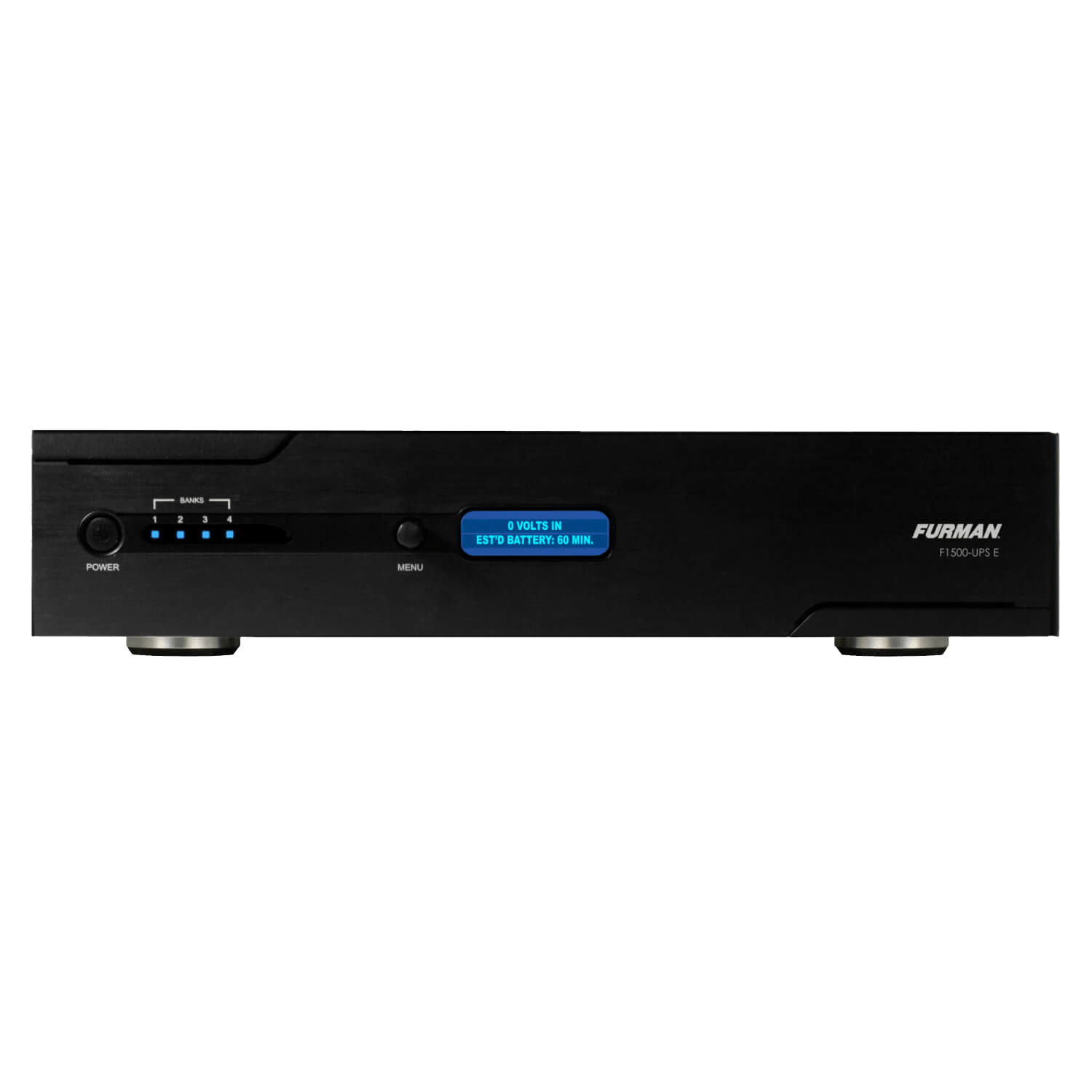 1500VA Rack Mount UPS 230V-240V (F1500-UPS E) - Furman Power Conditioner, Voltage Regulator, Battery Backup - 1