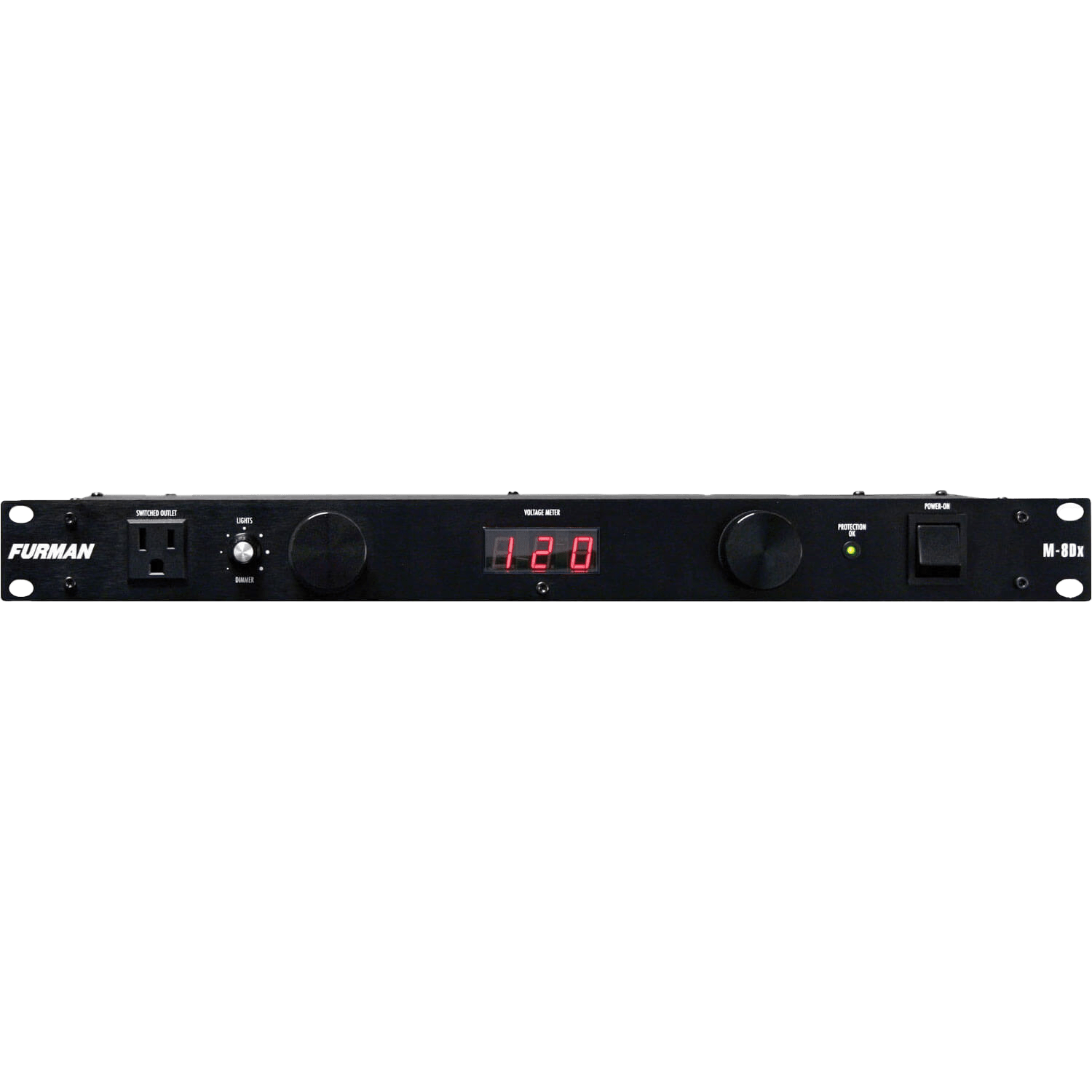 15A Standard Power Conditioner w/Lights and Digital Meter (M-8DX) - Furman - Power Conditioners, Power Sequencers - 1