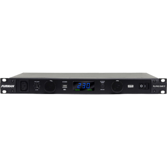 16A Power Conditioner with Lights, Volt/Ammeter, 220V-240V (PL-PRO DM C E) - Furman Power Conditioner, Voltage Regulator - 1