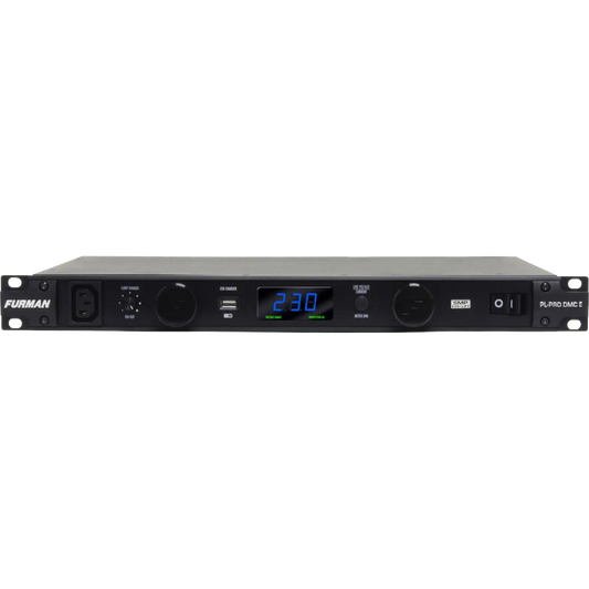 16A Power Conditioner with Lights, Volt/Ammeter, 220V-240V (PL-PRO DM C E) - Furman Power Conditioner, Voltage Regulator - 1