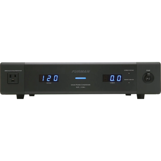 Conditioner Power HT 15A Dual Meter (ELITE-15 DM I) - Furman Power Conditioner, Voltage Regulator, Home Theater Power 1