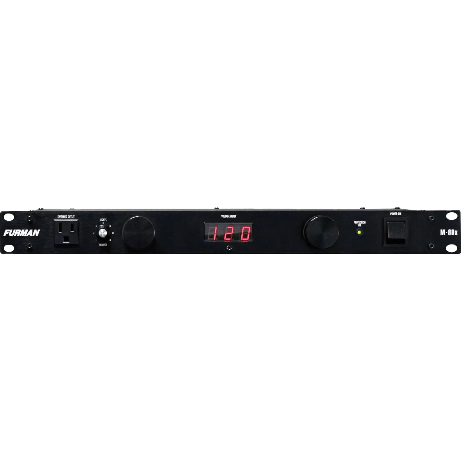 15A Standard Power Conditioner w/Lights and Digital Meter (M-8DX) - Furman - Power Conditioners, Power Sequencers - 1