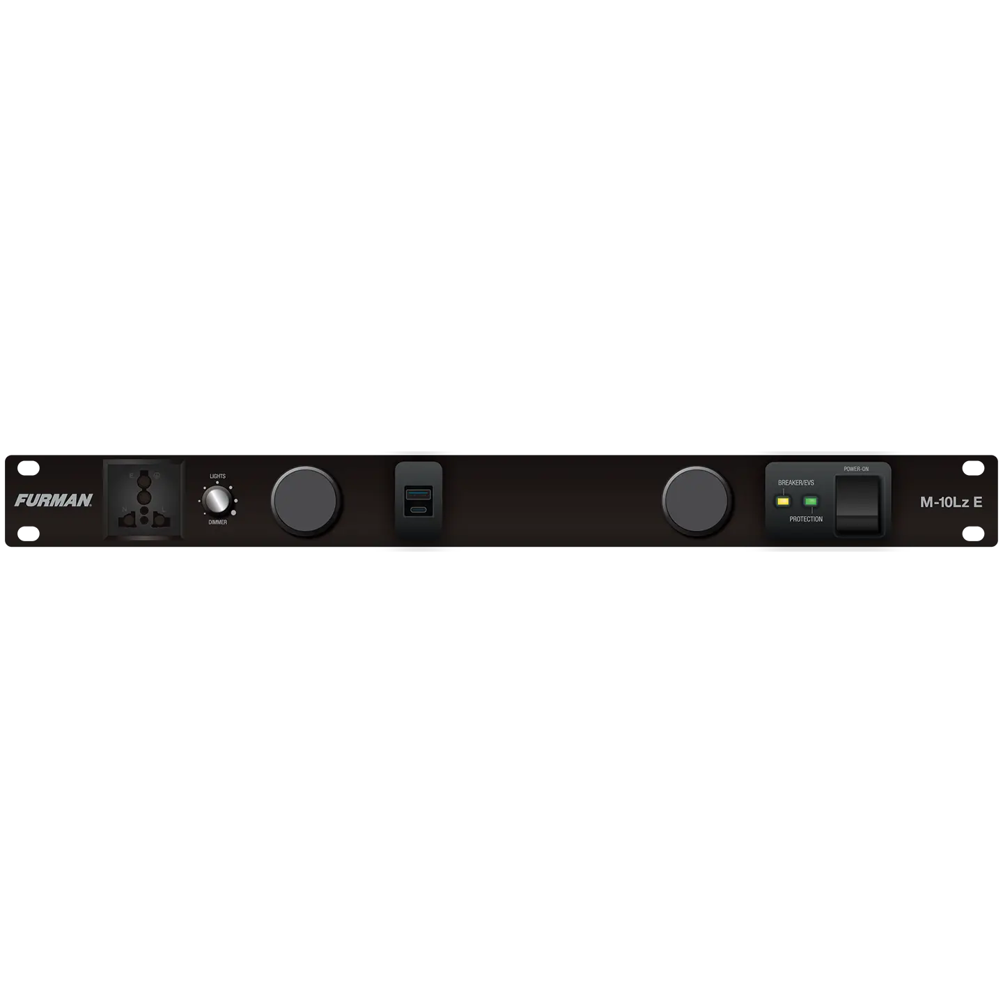 Merit Z Series M-10Lz E 10A Power Conditioner with EVS Surge Protection, RGBW Lights & USB Charging  Furman
