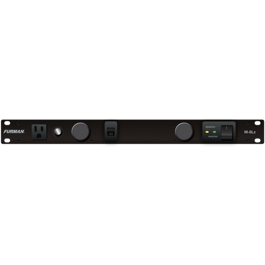 Merit Z Series M-8Lz Power Conditioner with Pull-out Lights and RGBW Mood Lighting  Furman