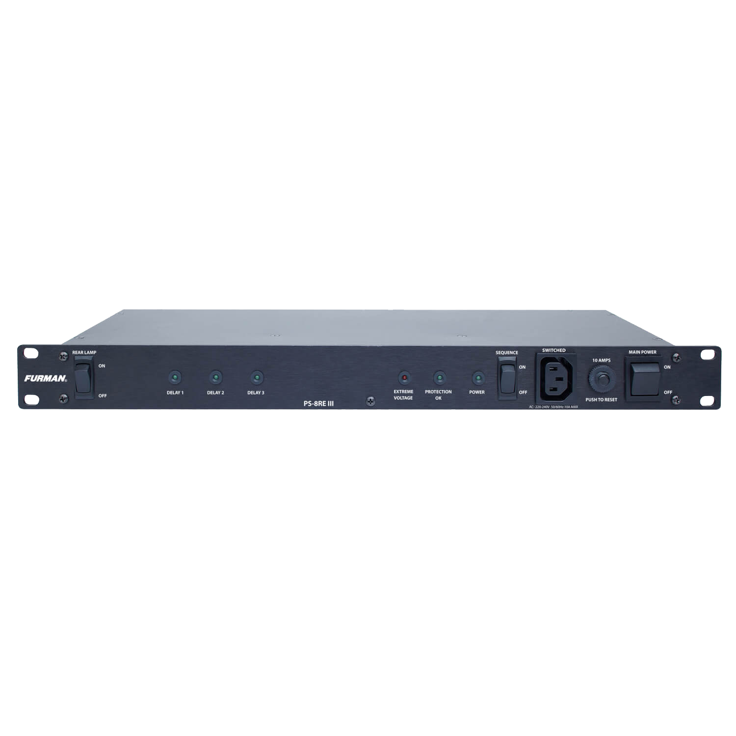 Furman PS-8RE III Power Conditioner | 10A Sequencer with Furman PS-8RE III Power Conditioner | 10A Sequencer with