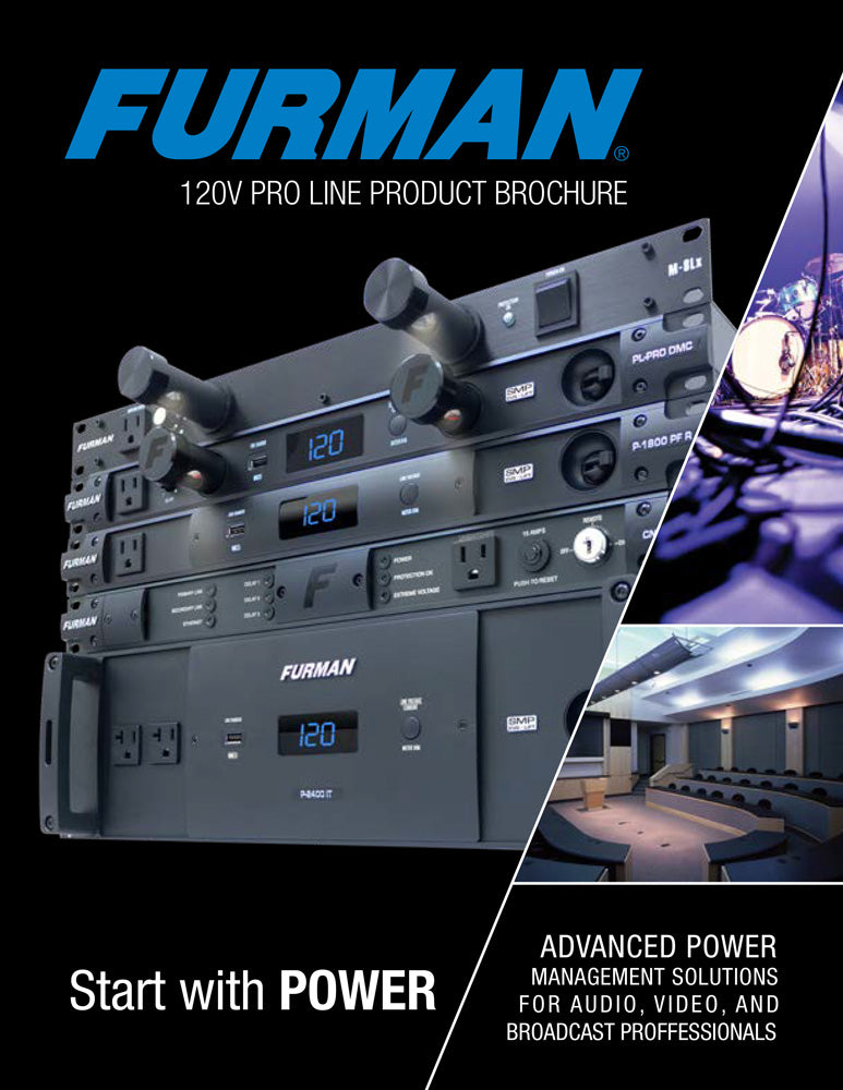 Furman 120V Pro Line Catalog Cover