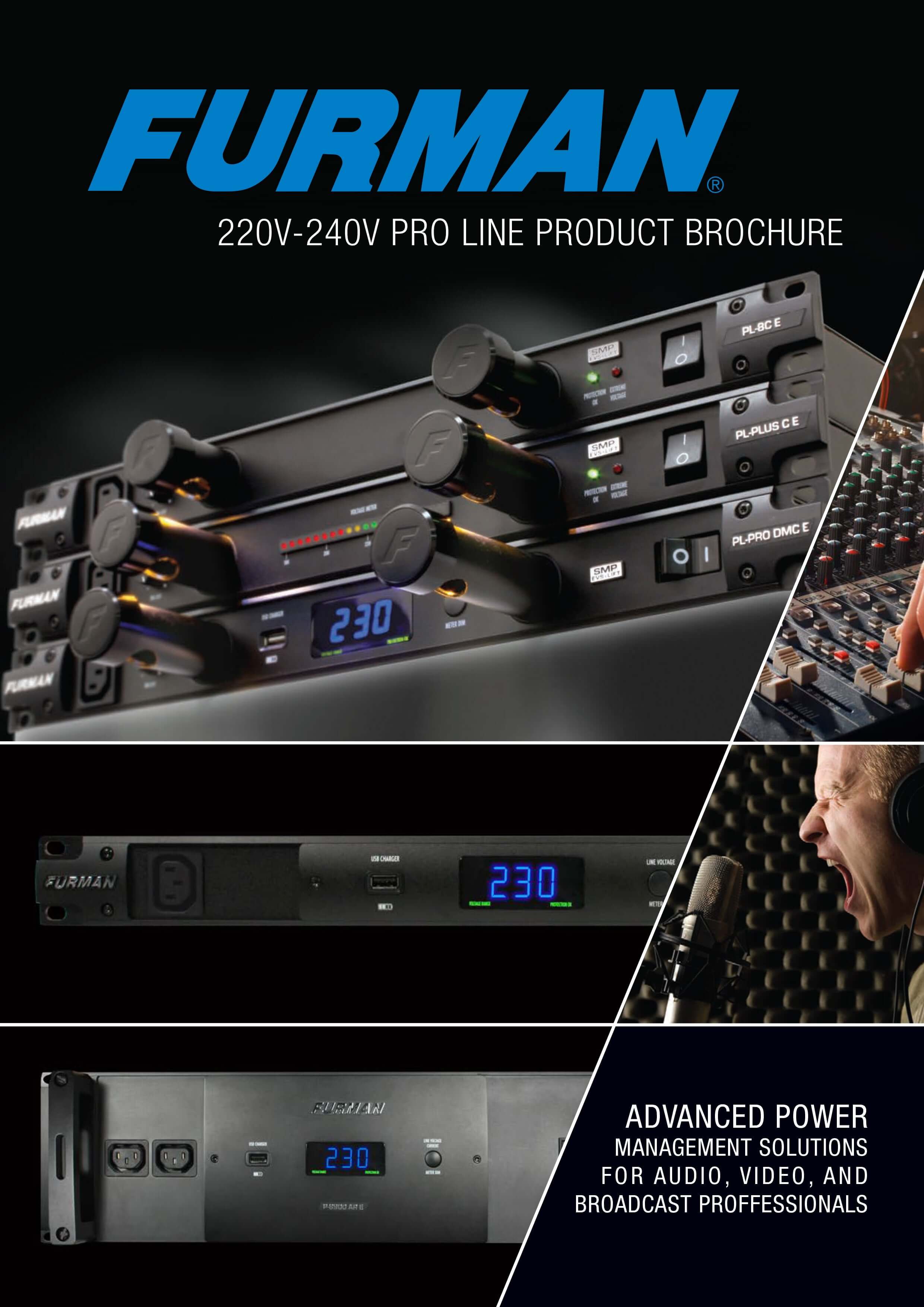 Furman 220-240V Pro Line Catalog Cover