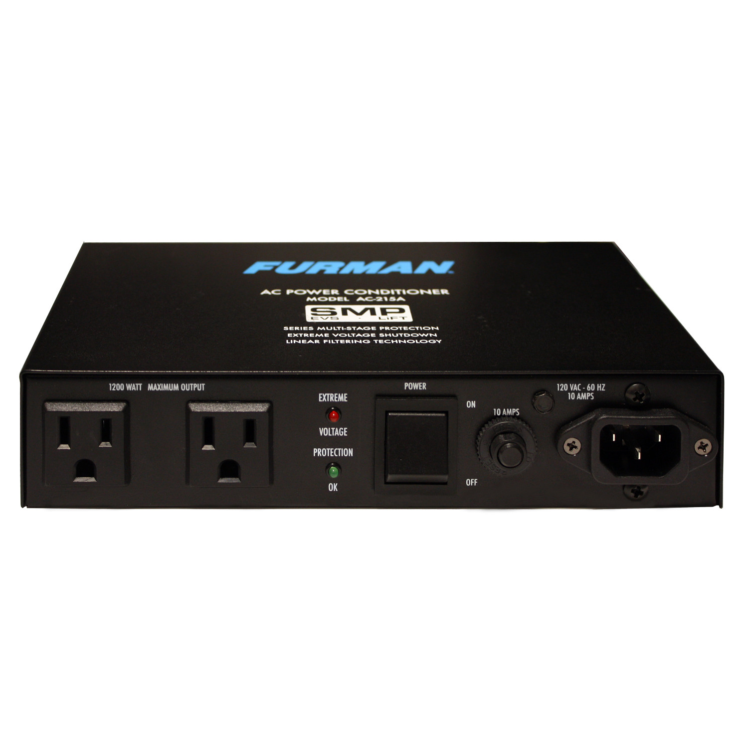 10A Two Outlet Power Conditioner | Furman Power